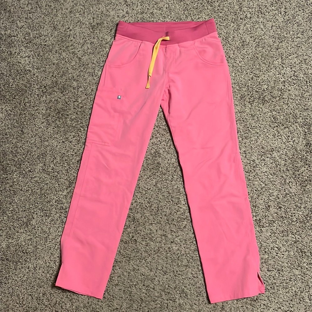 Figs x small womens scrub pants. Neon pink. Great condition